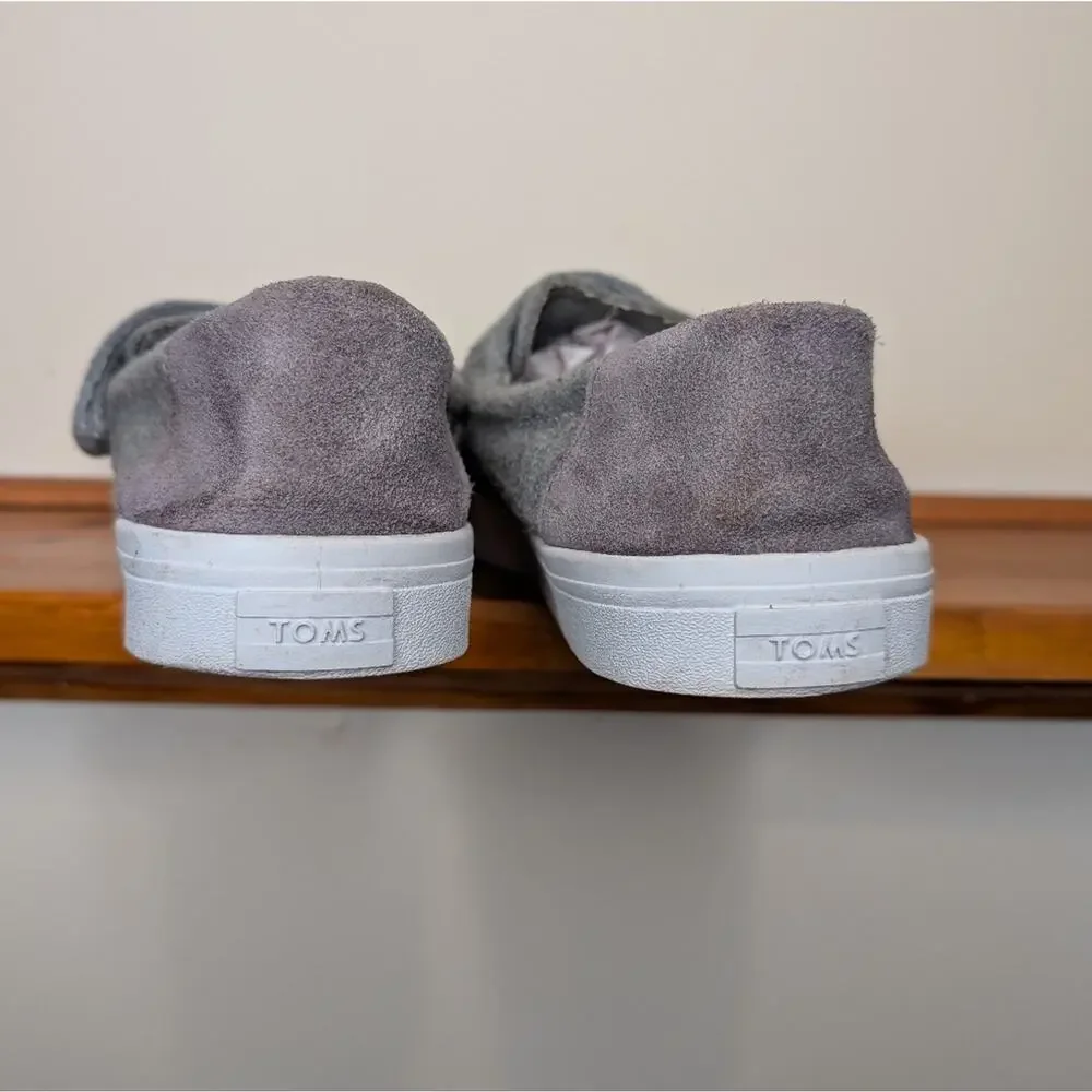 Toms Altaire Grey Wool Slip on Sneakers Size 11